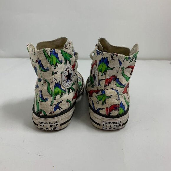 Converse Chuck Taylor Kids All Star Hi T-Rex Stegosaurus Dino Sneaker Size 3 - Picture 7 of 15